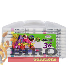 Marker Acrilic 36 culori, cutie plastic, ML50-6